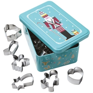 boite a biscuit 18 decoupoirs casse noisette - patisse