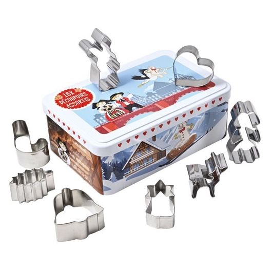 boite 18 decoupoirs alsace inox - patisse