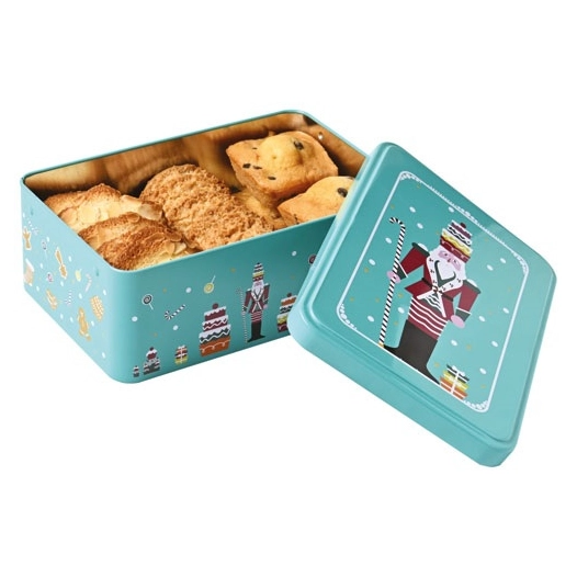 boite a biscuits metal vide casse noisette - patisse