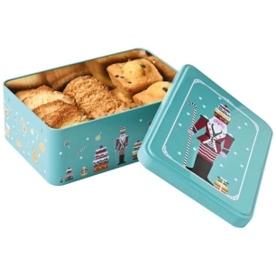 boite a biscuits metal vide casse noisette - patisse