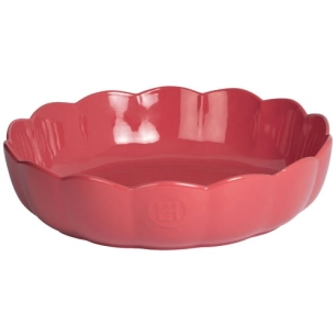 moule rond 27 cm rose candy - madeleine - emile henry
