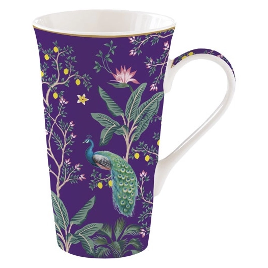 coffret mug géant 60 cl - imperial peacock - easy life