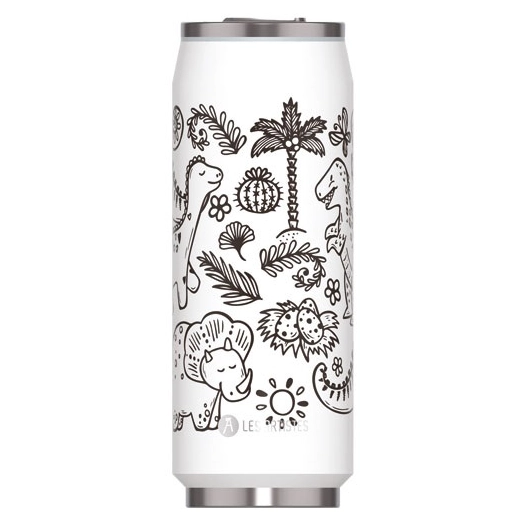 canette iso 500ml creative set dino +6f - les artistes