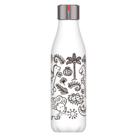 bouteille 500ml creative set dino +6f - les artistes