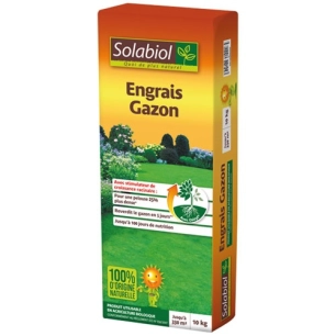 box engrais gazon longue durée 30 sacs x 10kg - solabiol