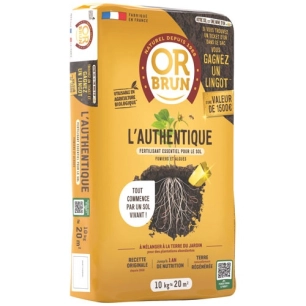 l'authentique or brun fertilisant 10 kg - or brun