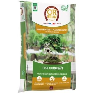 terreau bonsaïs uab 6 l / nc - or brun