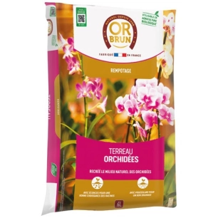 terreau orchidées uab 6 l / nc - or brun