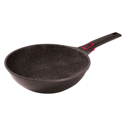 poêle wok 30 cm - granit pro - baumalu