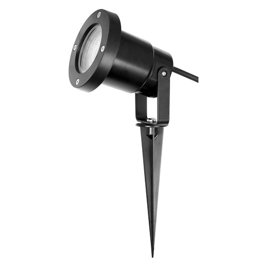 spot de jardin led 7 w gu 10 noir - eltra