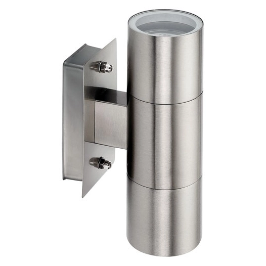 applique led murale extérieure 2 x 3.5 w inox - prolight