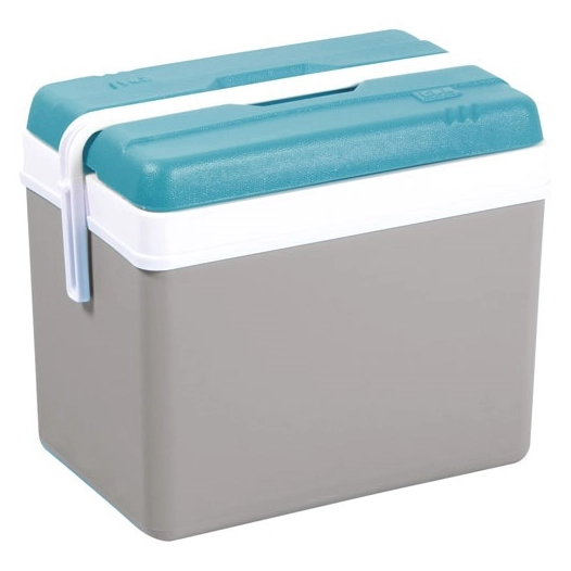 glacière 35 l gris perle couvercle bleu lagon - eda