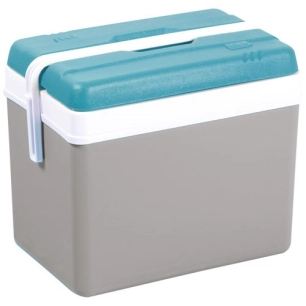 glacière 35 l gris perle couvercle bleu lagon - eda