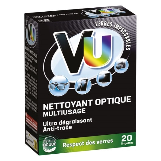 nettoyant optique multiusage x 20 - vu