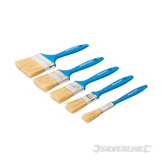 Silverline - Pinceaux jetables, 5 pcs - 5 pcs