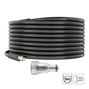 tuyau de remplacement 15 m + raccord laveuse pression