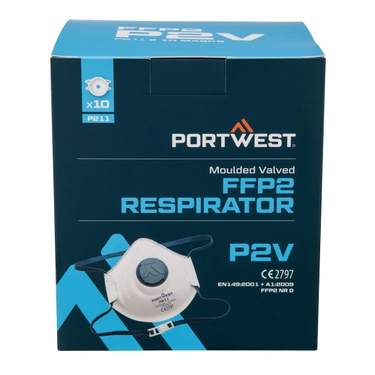 masque ffp2 valve (par 10) - blanc - portwest