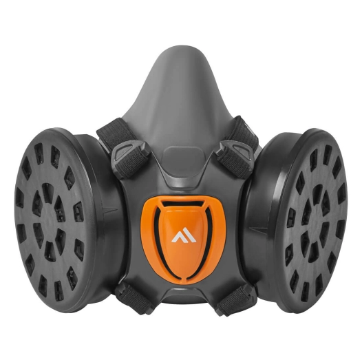 kit demi-masque tpr (avec filtres p3) - taille s/m - gris - portwest