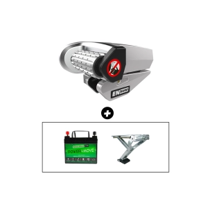 pack déplace-caravane + vérins electriques as201 + batterie lithium pack deplace-caravane em515a avec batterie lithium et verins