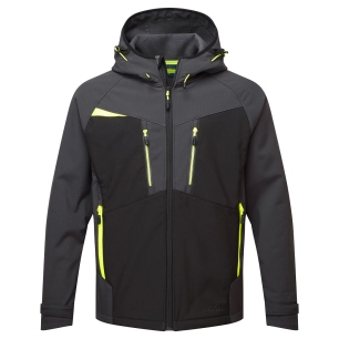 veste softshell dx4 - taille m - gris métal - portwest