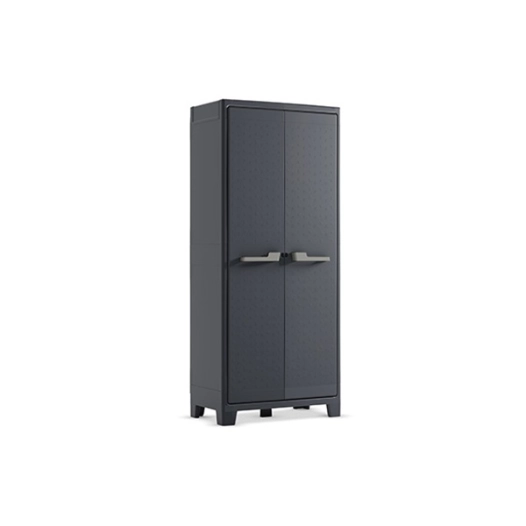 armoire haute 44 x 80 x h182 cm anthracite - moby - keter