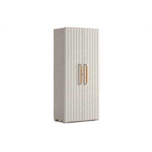 armoire haute 80 x 45 x h180 cm beige - groove - keter