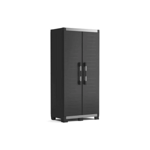 armoire haute xl 89 x 54 x h188 cm noir - keter