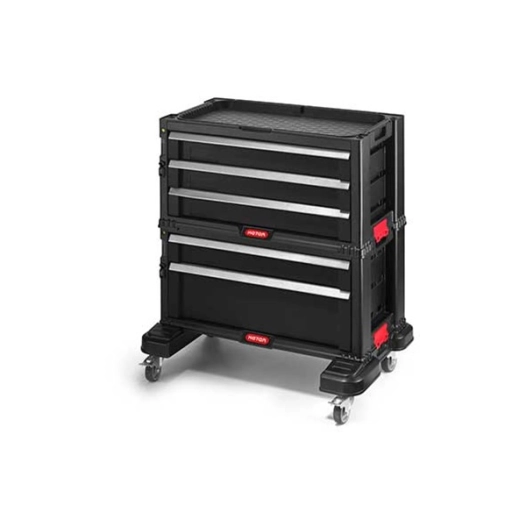 servante à outils 5 tiroirs 59.85 x 37.76 x h59.85 cm noir - keter