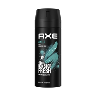 deodorant axe bodyspray 150ml apollo