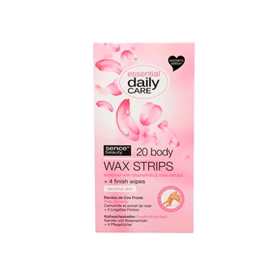 bandes d'épilation du visage peaux sensibles, 20 unités