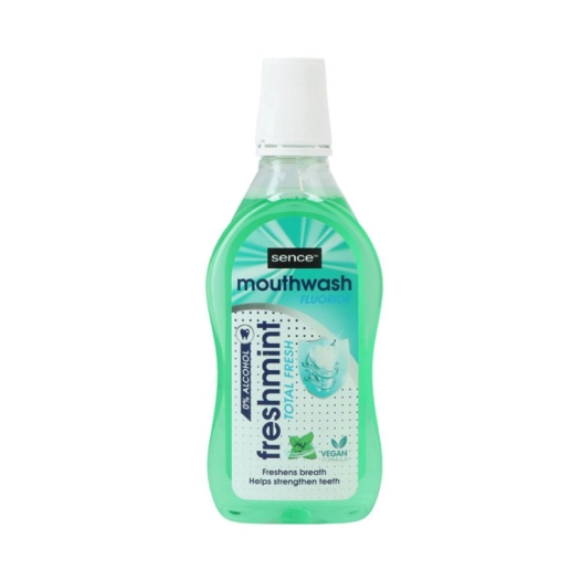 bain de bouche freshmint 0% d'alcool, 500 ml