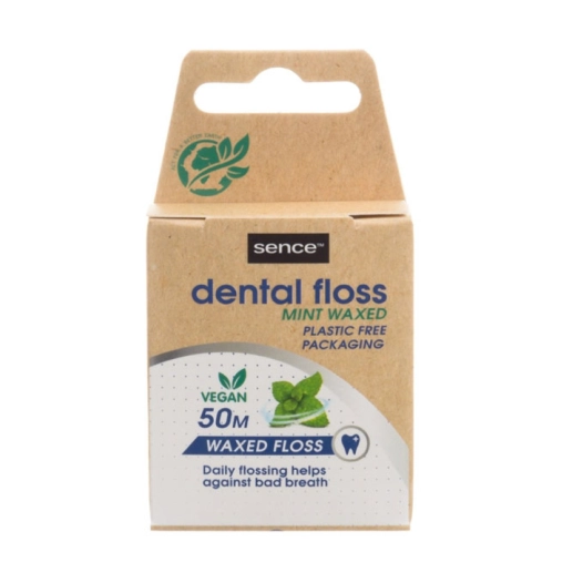 fil dentaire cire parfum menthe, 50 m