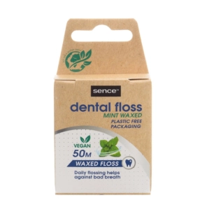 fil dentaire cire parfum menthe, 50 m