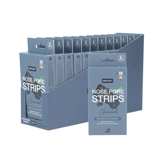 bandes de nettoyage des pores au charbon, 6 unités