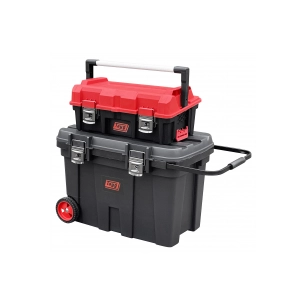 coffre de chantier + caisse pro réf. 998737dimensions 775 x 472 x h. 750 mmvolume 105 + 40 l