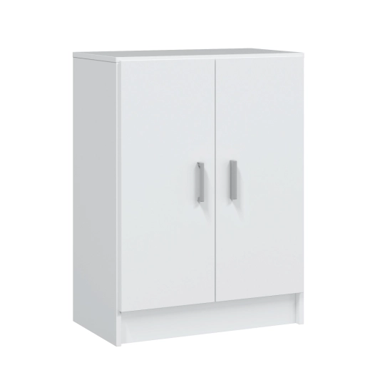 armoire polyvalente, 2 portes, blanche