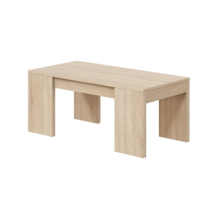 table basse levable, chêne