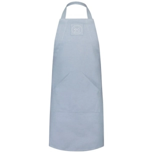 tablier 60 x 85 cm bleu ciel - coton recyclé - witloft