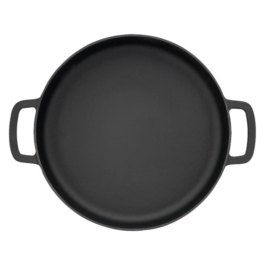 poêle double anse 28 cm noir - sous-chef - combekk