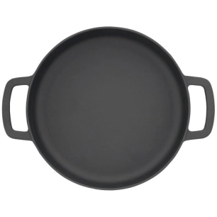 poêle double anse 24 cm noir - sous-chef - combekk