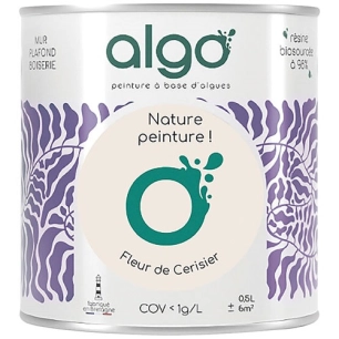 peinture écologique 0.5 l beige fleur de cerisier - algo