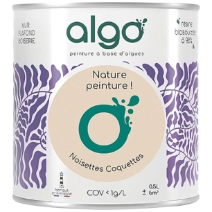 peinture écologique 0.5 l beige les noisettes coquettes - algo