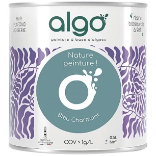 peinture écologique 0.5 l bleu charmant - algo