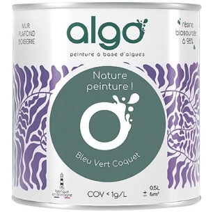 peinture écologique 0.5 l bleu vert coquet - algo