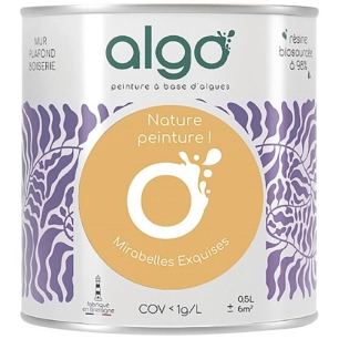 peinture écologique 0.5 l jaune mirabelles exquises - algo