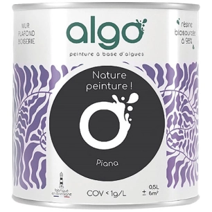 peinture écologique 0.5 l noir piana - algo