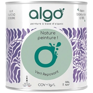 peinture écologique 0.5 l vert reposant - algo
