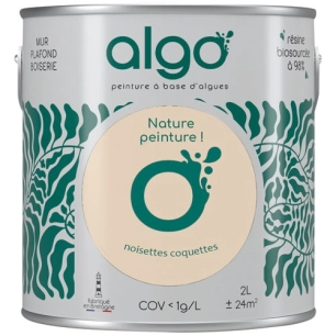 peinture écologique 2 l beige les noisettes coquettes - algo