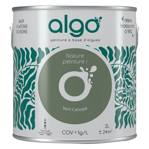 peinture écologique 2 l vert canopée - algo