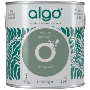 peinture écologique 2 l vert séquoia - algo